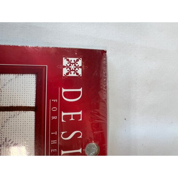 Christmas Traditions Snowman In Window Cross Stitch Kit 6" X 6" - Picture 3 of 6